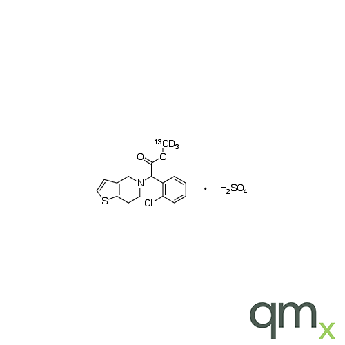 rac Clopidogrel-13C,d3 Hydrogen Sulfate, neat