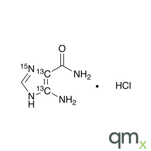 5-Aminoimidazole-4-carboxamide-13C2,15N Hydrochloride Salt >90% (may contain up to 1.5% d0), neat