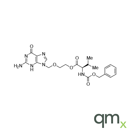 N-[(Phenylmethoxy)carbonyl]-L-valine 2-[(2-Amino-1,6-dihydro-6-oxo-9H-purin-9-yl)methoxy]ethyl Ester, neat