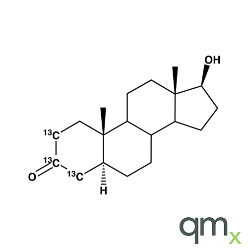 Dihydrotestosterone-[2,3,4-13C3] 100 Âµg/ml, in Methanol