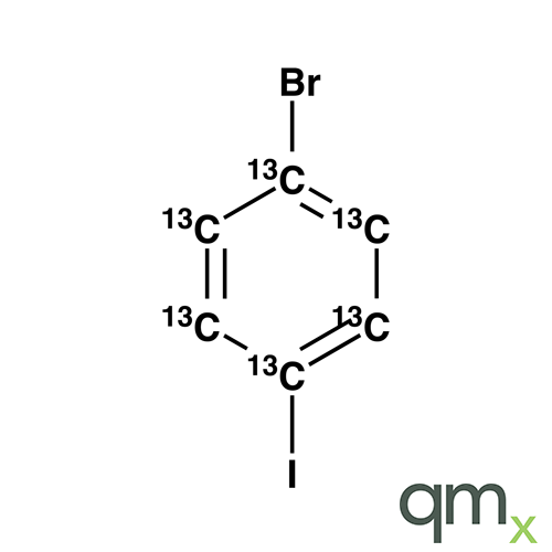 1-Bromo-4-iodobenzene-[13C6]