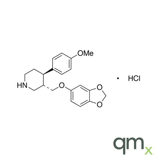 rac-trans-4-Defluoro-4-methoxy Paroxetine Hydrochloride, neat
