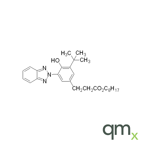 3-(2H-Benzotriazolyl)-5-(1,1-di-methylethyl)-4-hydroxy-benzenepropanoic Acid Octyl Esters, neat