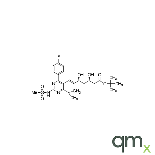 tert-Butyl-7-[4-(4-fluorophenyl)-6-isopropyl-2-mesylaminopyrimidin-5-yl]-(3R,5S)-dihydroxy-(E)-6-heptenoate, neat