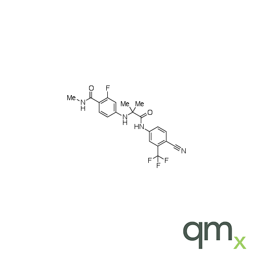 4-[[2-[[4-Cyano-3-(trifluoromethyl)phenyl]amino]-1,1-dimethyl-2-oxoethyl]amino]-2-fluoro-N-methyl-benzamide, neat