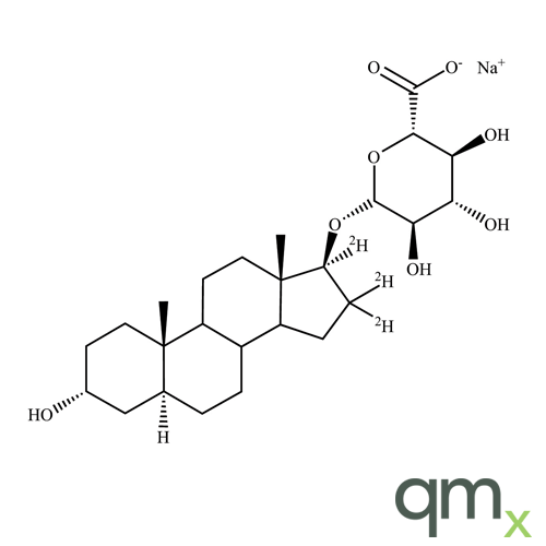 Androstanediol-[d3] Glucuronide Sodium Salt