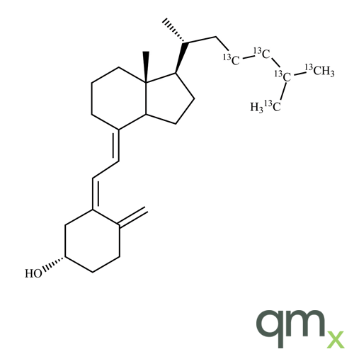 Vitamin D3-[23,24,25,26,27-13C5], 100Âµg/ml