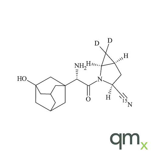 Saxagliptin-15N,D2 Hydrochloride