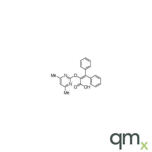 2-[(4,6-Dimethyl-2-pyrimidinyl)oxy]-3,3-diphenyl-2-propenoic Acid, neat