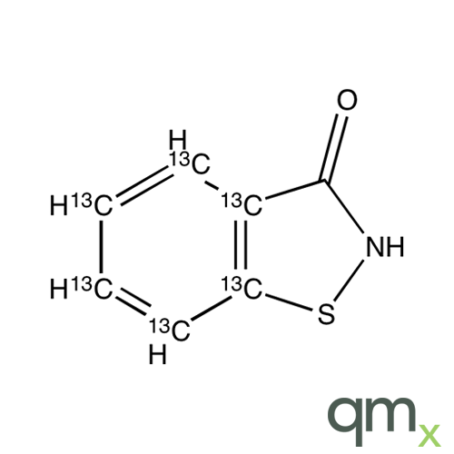 Benzoisothiazol-3-one-13C6, neat