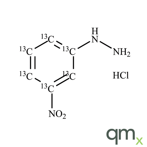 3-Nitrophenylhydrazine- [13C6] Hydrochloride