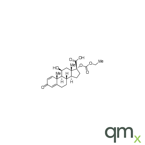 11b-Hydroxy-17a-[(ethoxycarbonyl)oxy]-3-oxo-androsta-1,4-diene-17-carboxylic acid, neat