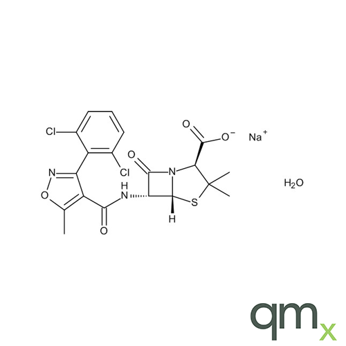 Dicloxacillin sodium salt monohydrate, 100Âµg/ml in Acetone - A2S certified