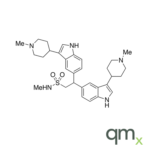 2,2-Bis-[3-(1-methylpiperidin-4-yl)-1H-indol-5-yl]ethanesulfonic Acid Methylamide (>85%), neat