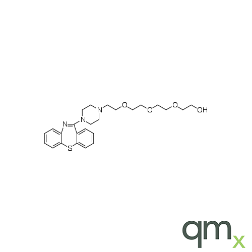 2-[2-[2-[2-(4-Dibenzo[b,f][1,4]thiazepin-11-yl-1-piperazinyl)ethoxy]ethoxy]ethoxy]ethanol, neat