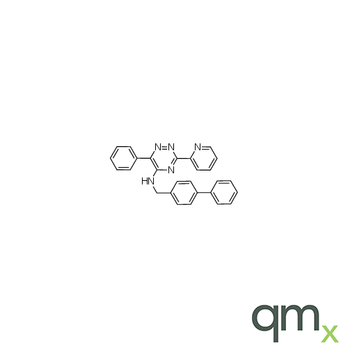 N-([1,1'-Biphenyl]-4-ylmethyl)-6-phenyl-3-(pyridin-2-yl)-1,2,4-triazin-5-amine, neat