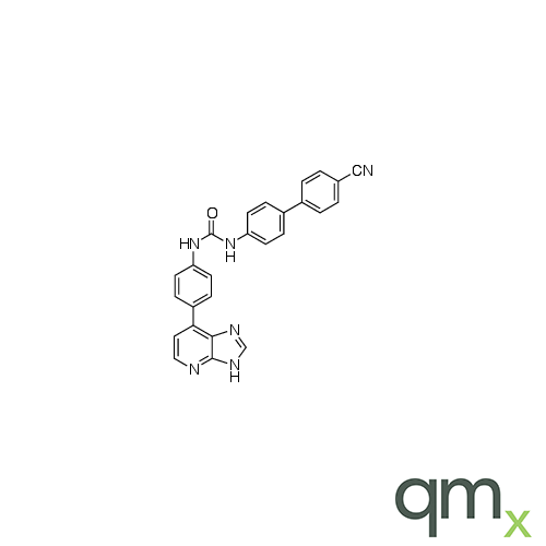 N-(4'-Cyano[1,1'-biphenyl]-4-yl)-N'-[4-(3H-imidazo[4,5-b]pyridin-7-yl)phenyl] Urea, neat