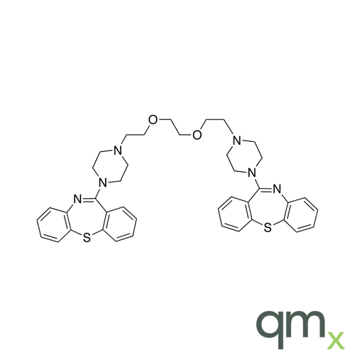 1,2-Bis[2-(4-Dibenzo[b,f][1,4]thiazepin-11-yl-1-piperazinyl)ethoxy]ethane, neat