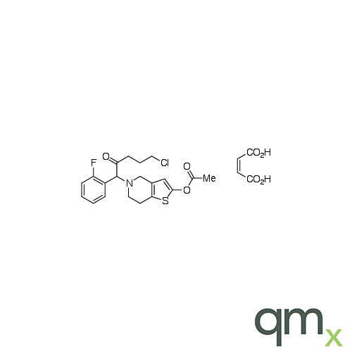 5-(5-Chloro-1-(2-fluorophenyl)-2-oxopentyl)-4,5,6,7-tetrahydrothieno[3,2-c]pyridin-2-yl Acetate Maleate, neat