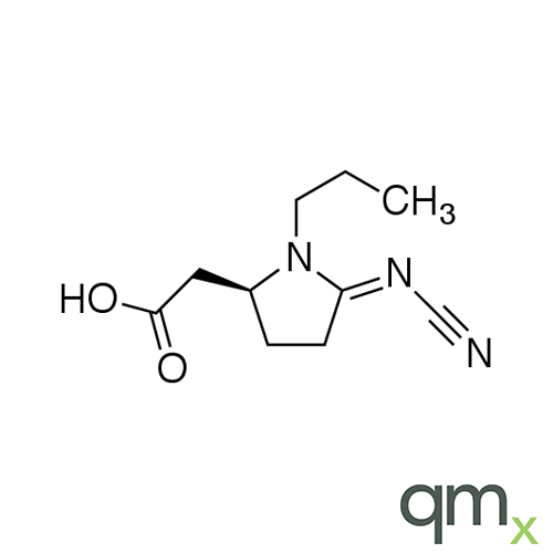 N-Propyl-2S-cyanimidopyrrolidine-5-acetic Acid, neat