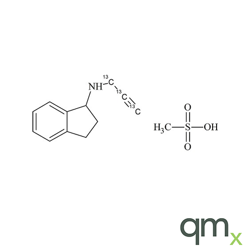 Rasagiline 13C3 mesylate (racemic)