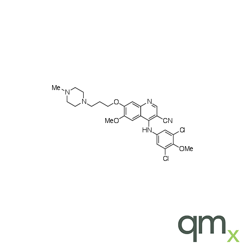 4-[(3,5-Dichloro-4-methoxyphenyl)amino]-6-methoxy-7-[3-(4-methyl-1-piperazinyl)propoxy]-3-quinolinecarbonitrile, neat