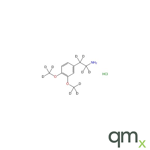 2-(3,4-Dimethoxy-d6-phenyl)ethyl-1,1,2,2-d4-amine HCl, neat