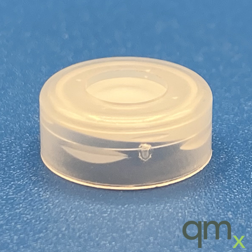 13mm Clear Snap Cap, 0.01" PTFE