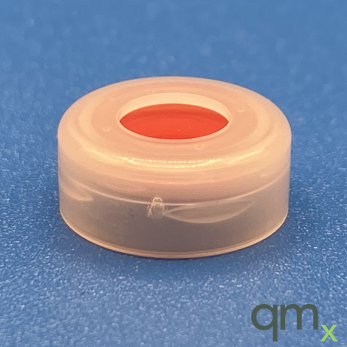 13mm Clear Snap Cap, PTFE/Silicone/PTFE