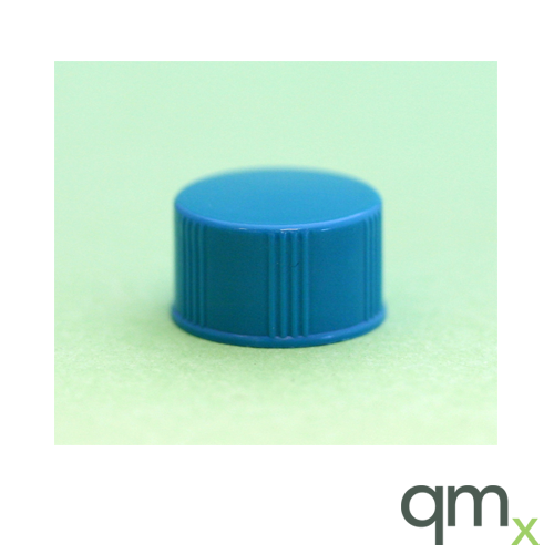 13mm Green Ribbed Solid Cap, PTFE/F217 Liner