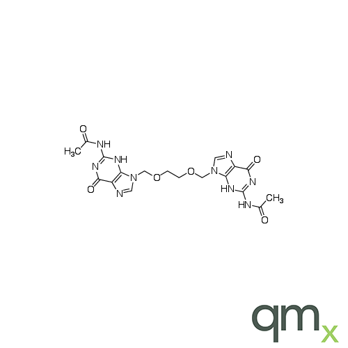 N,N'-[1,2-Ethanediylbis[oxymethylene(1,6-dihydro-6-oxo-9H-purine-9,2-diyl)]]bisacetamide, neat