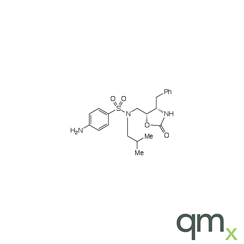 4-Amino-N-(2-methylpropyl)-N-[[(4S,5R)-2-oxo-4-(phenylmethyl)-5-oxazolidinyl]methyl]-benzenesulfonamide, neat