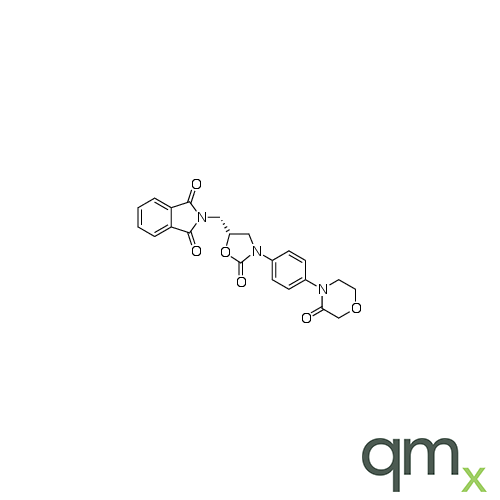 2-[[(5R)-2-Oxo-3-[4-(3-oxo-4-morpholinyl)phenyl]-5-oxazolidinyl]methyl]-1H-isoindole-1,3(2H)-dione, neat