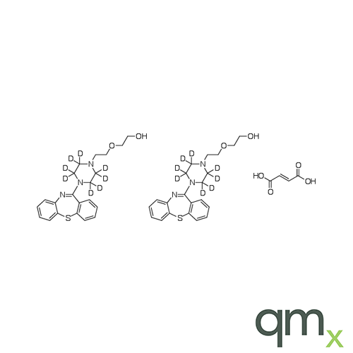 Quetiapine-d8 Hemifumarate (piperazine-d8), neat