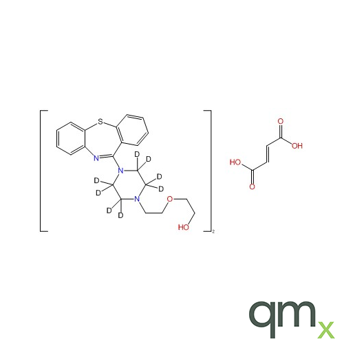 Quetiapine-d8 Hemifumarate (piperazine-d8), neat