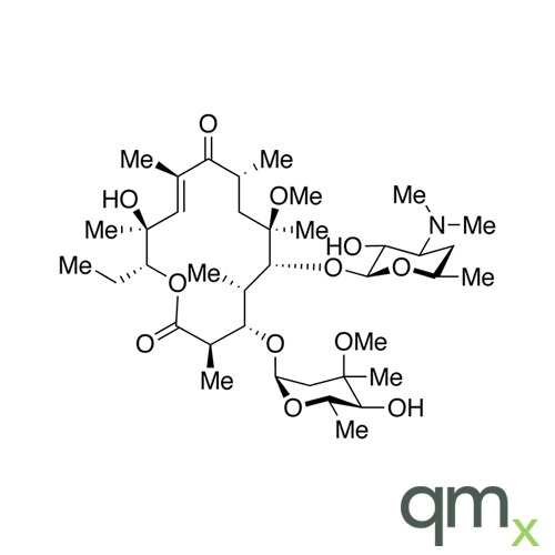 (10E)-10,11-Didehydro-11-deoxy-6-O-methylerythromycin, neat