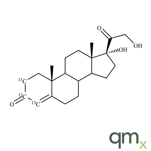 11-Deoxycortisol-[2,3,4-13C3] 100 Âµg/ml, in Methanol