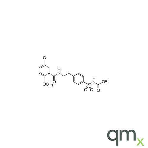 Ethyl 4-[2-(5-Chloro-2-methoxybenzamido)ethyl]benzene Sulfonamide Carbamate, neat