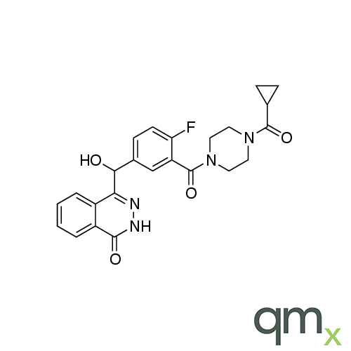 4-((3-(4-(Cyclopropanecarbonyl)piperazine-1-carbonyl)-4-fluorophenyl)(hydroxy)methyl)phthalazin-1(2H)-one, neat