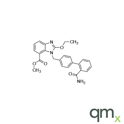 1-?[[2'-?(Aminocarbonyl)?[1,?1'-?biphenyl]?-?4-?yl]?methyl]?-?2-?ethoxy-1H-?benzimidazole-?7-?carboxylic Acid Methyl Ester, neat