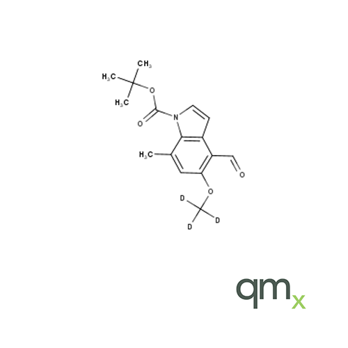 tert-butyl 4-formyl-7-methyl-5-(trideuteriomethoxy)indole-1-carboxylate, neat