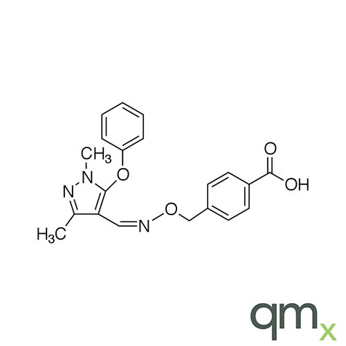 (Z)-4-[(1,3-Dimethyl-5-phenoxy-1H-pyrazol-4-yl)methylene]4-amino]oxy]methyl]-benzoic acid, neat