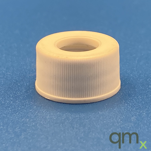 15-425 White, Polypropylene Open Hole Cap