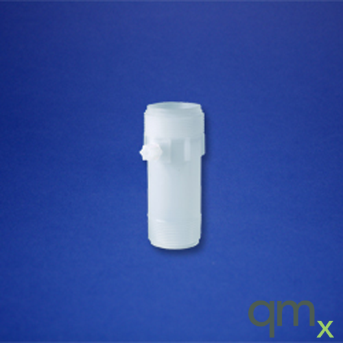 150 ml Column Component Segment, 1-1/2" MNPT, 3/8" OD Tube Side Port and Filter Holder Threads