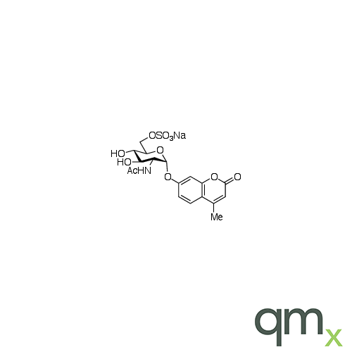 4-Methylumbelliferyl 6-Sulfo-2-acetamido-2-deoxy-a-D-glucopyranoside Sodium Salt (>90%), neat