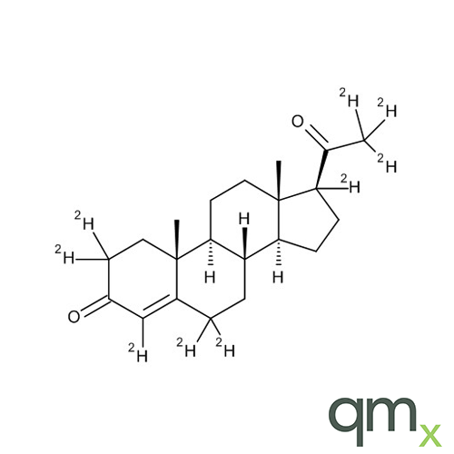 Progesterone-2,2,4,6,6,17alpha,21,21,21 D9, 100Âµg/ml in Acetonitrile - A2S certified