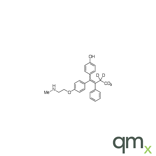 N-Desmethyl-4-hydroxy Tamoxifen-d5 (1:1 E/Z Mixture), neat