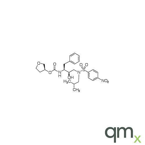 [(1S,2R)-3-[[(4-Nitrophenyl)sulfonyl](2-methylpropyl)amino]-2-hydroxy-1-phenylmethyl)propyl]carbamic Acid, (3S)-Tetrahydro-3-furanyl Ester, neat