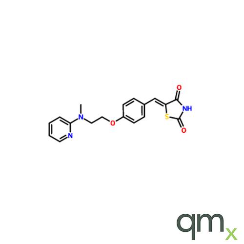 5Z-[[4-[2-(Methyl-2-pyridinylamino)ethoxy]phenyl]methylene]-2,4-thiazolidinedione, neat