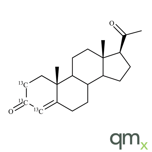 Progesterone-[2,3,4,20,21-13C5]